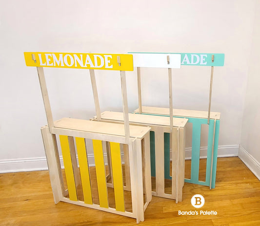 Lemonade Stand, Kissing Booth, Girl Scout Cookies, Photo Prop, Market Stand, Play Store, Birthday Gift, Christmas, Personalized