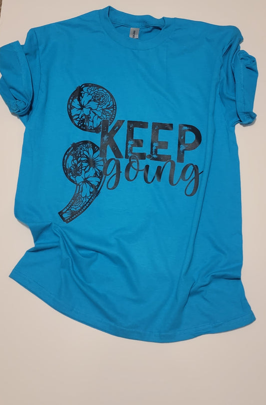 Short Sleeve Tee, Keep Going